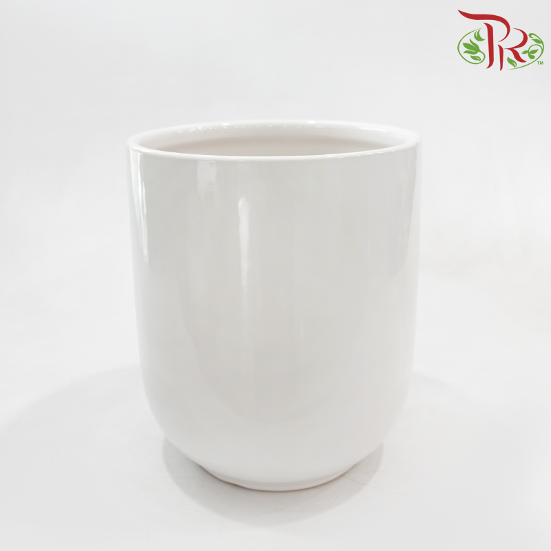 JBC-001 White Pot (JBC001) (With Size Options)