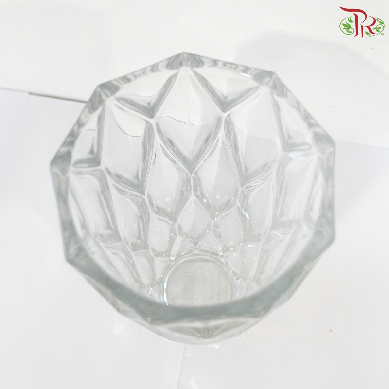 JX25/15 Pressed Golden Leaf Vase