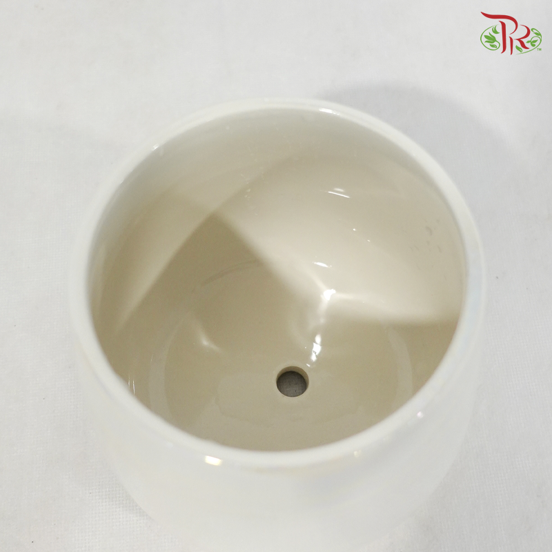 ⌀11cm JZ-DW24179 Rainbow Chrome Pot