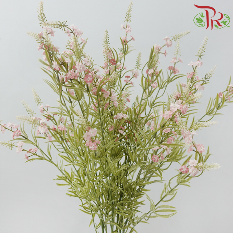 96cm - Artificial Lavender Spray - Pink (5 Stems)