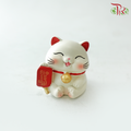 Lucky Cat Figurine Asst - Rich & Free《有钱有闲》