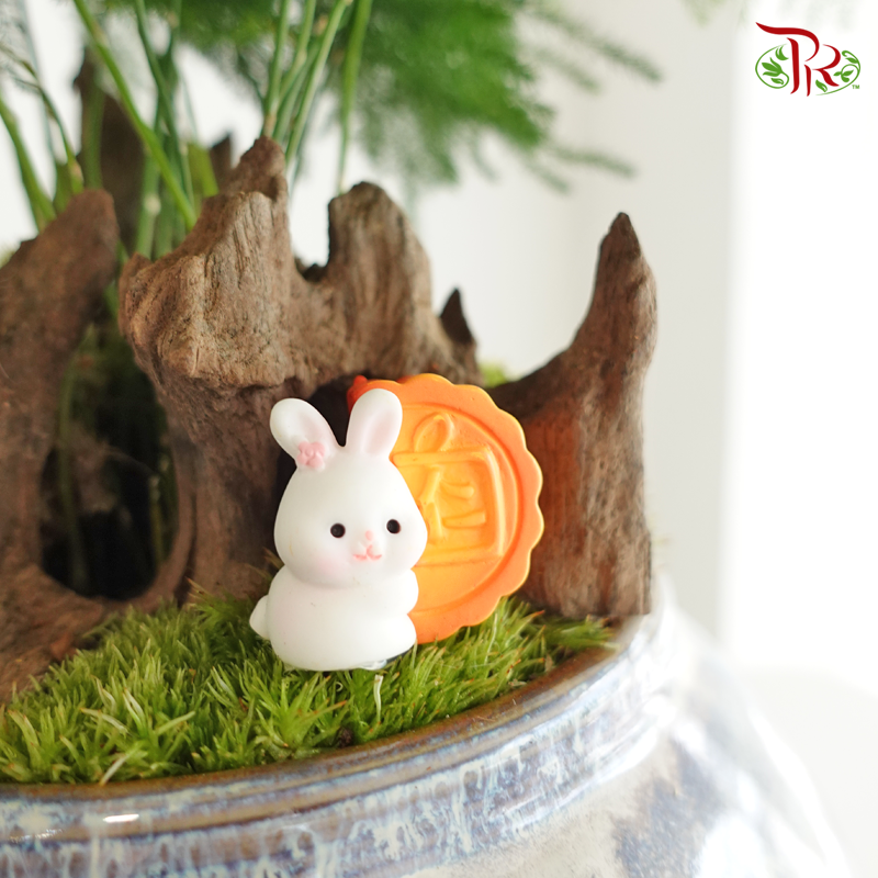 【Gift Series】Moon Rabbit Fortune《月兔招财》(Random Choose Gardening Miniature)