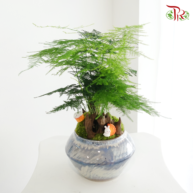 【Gift Series】Moon Rabbit Fortune《月兔招财》(Random Choose Gardening Miniature)