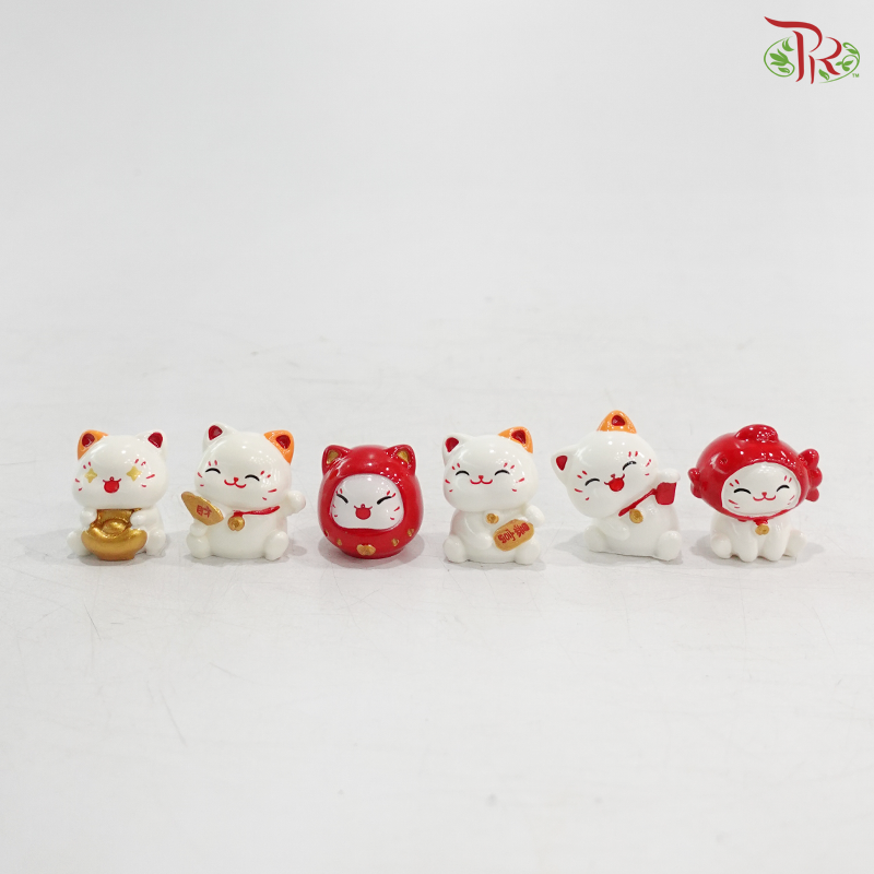 Maneki Neko Ornaments (6 Units)