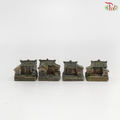 Mini Farm House Ornaments (4 Units)