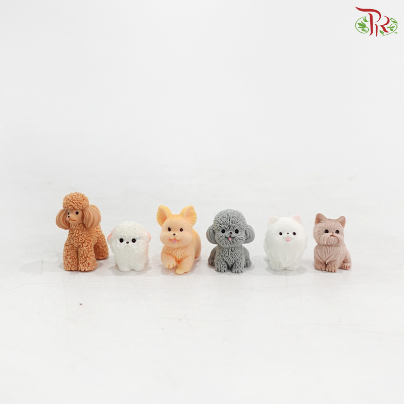 Mini Puppy Ornaments (6 Units)
