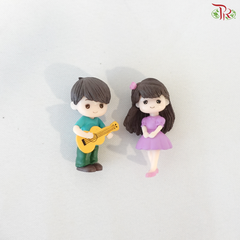 Garden Miniature (Asst) - Guitar Couple (With Design Options)
