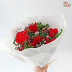 Xmas Dry Mix Bouquet - Santa’s Woodland Cone