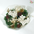Xmas Dry Mix Bouquet - White Christmas Whisper