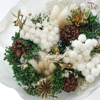 Xmas Dry Mix Bouquet - White Christmas Whisper