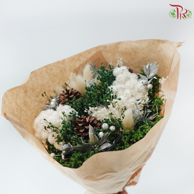 Xmas Dry Mix Bouquet - Starlight Winter Spruce