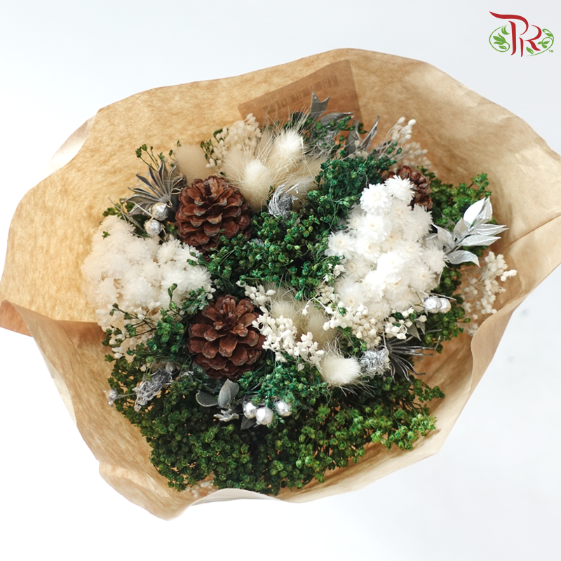 Xmas Dry Mix Bouquet - Starlight Winter Spruce