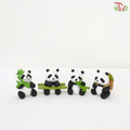 Gardening Miniature - Bamboo Panda Ornaments ( 4 pcs ) (A)