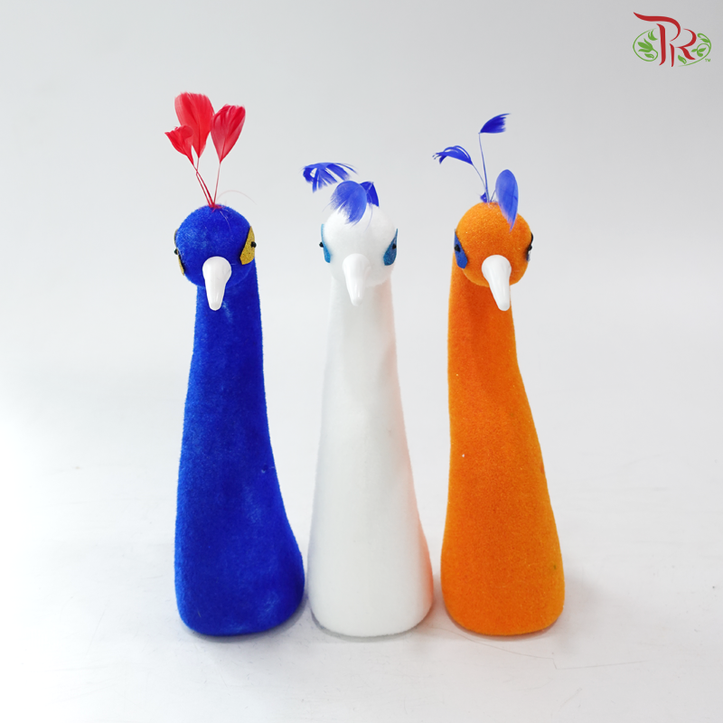 Foam Peacock Head (With Color Option)