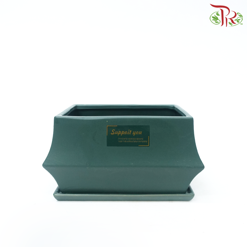 ZF-10833DG Dark Green Pot (ZF10833DG)