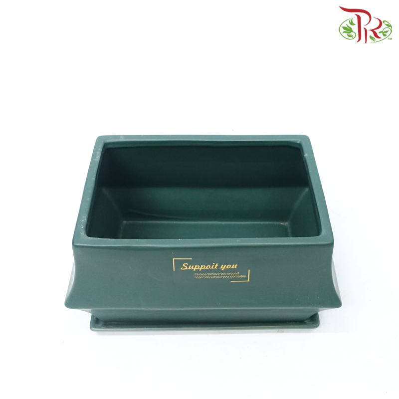 ZF-10833DG Dark Green Pot (ZF10833DG)