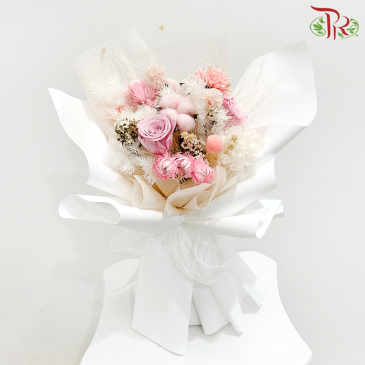 Be My Lady - Dried & Preserved Flower Bouquet (S-M Size)