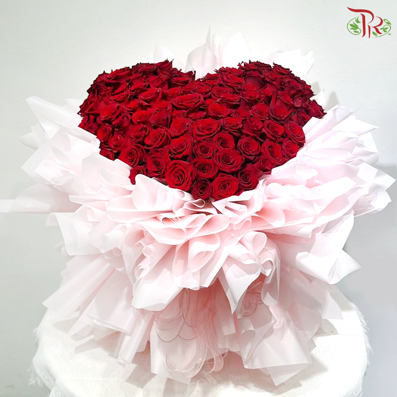 Eternal Love (99 Red Roses) by bouquet scaffold Hand Bouquet