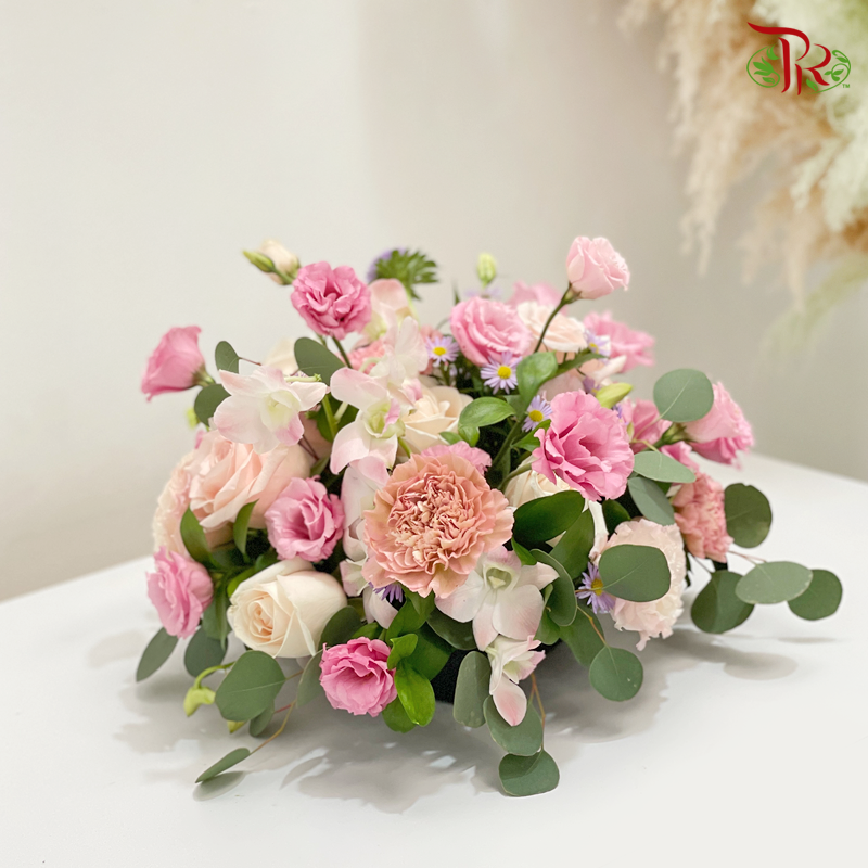 Table Arrangement in Medium size- double sided (4 colours option) - Pudu Ria Florist