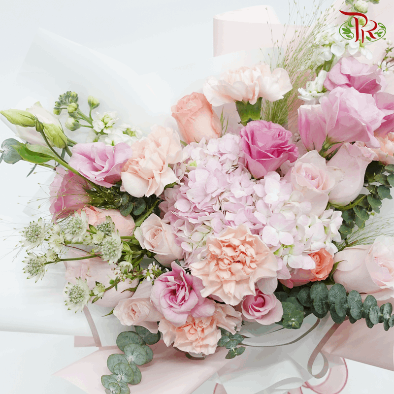 Assorted Happy Pink Bouquet- M size