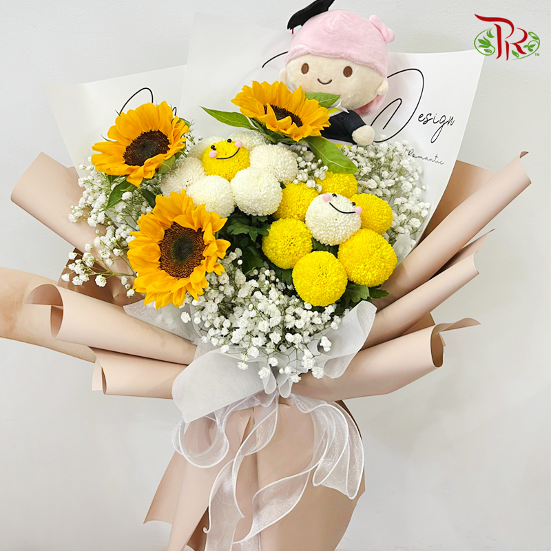 Sunshine Success Hand Bouquet (M size)