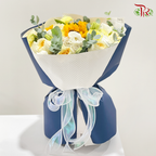 Cream Yellow Sunflower Flower Arrangement (M size) - Pudu Ria Florist