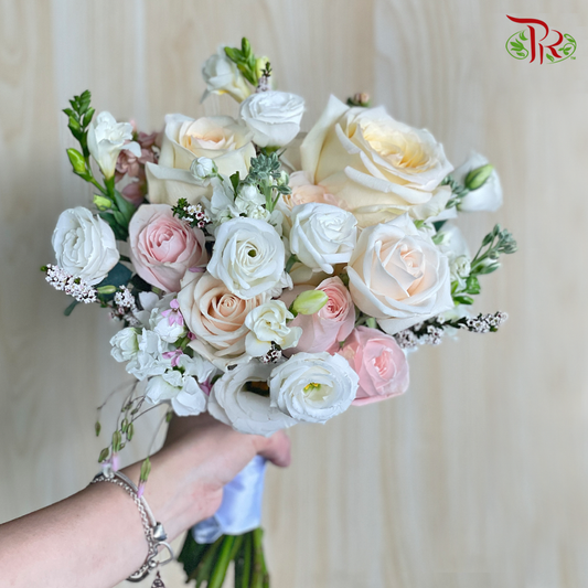 Bridal Bouquet- Assorted Sweet Tone - Pudu Ria Florist