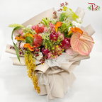 Tropical Wild Floral Theme Bouquet (L size) - Pudu Ria Florist