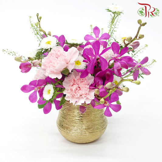 【Raya Series 2024】Purple Bloom Delight Floral Arrangement - 01