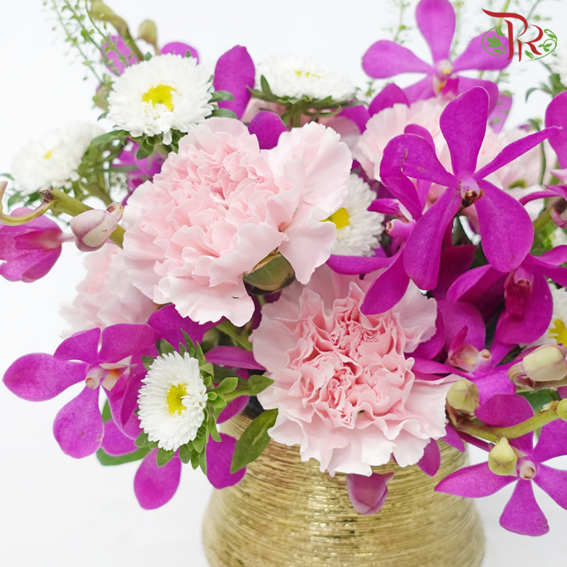 【Raya Series 2024】Purple Bloom Delight Floral Arrangement - 01
