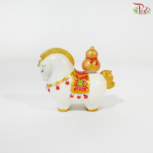 Fu Lu Lucky Horse Statue (Per Unit)《马上福禄》