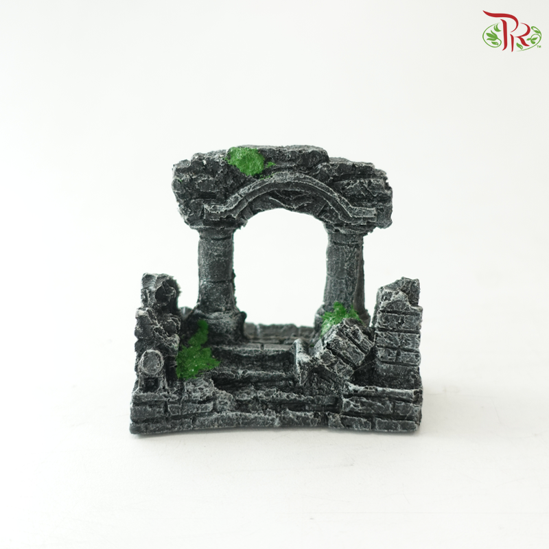 Gardening Miniature - 3D Roman Style Double Pillar Gate (Per Unit)