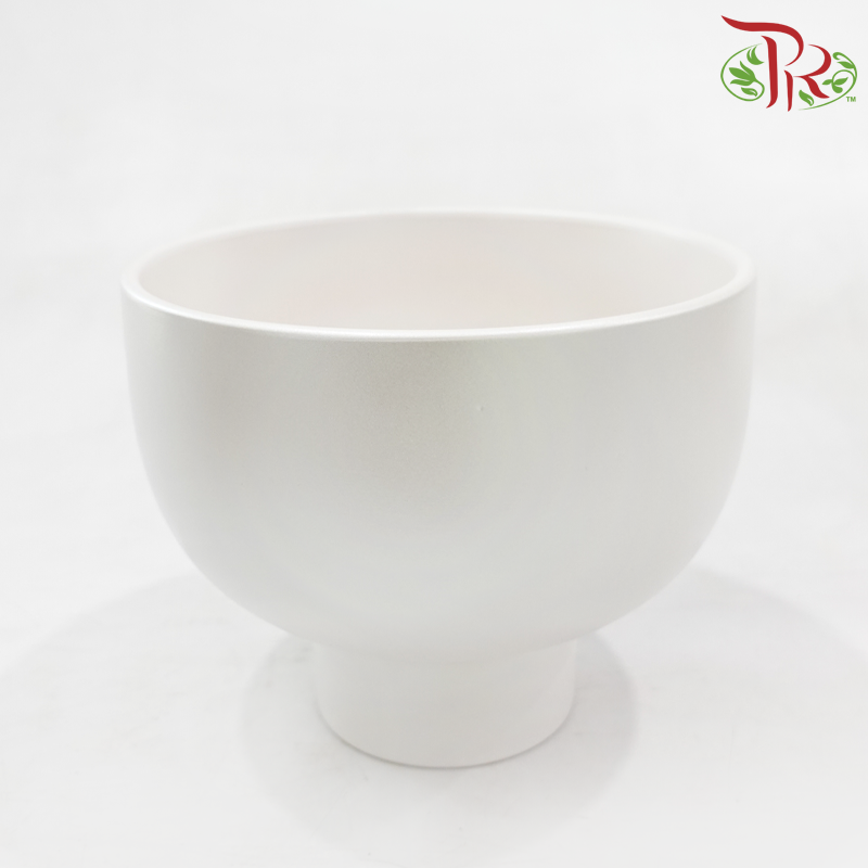 SSJ-10-12 Pearl White Pot (SSJ-10-12PW)