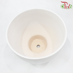 SSJ-10-12 Pearl White Pot (SSJ-10-12PW)