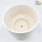 SSJ-1301  - Pearl White Pot (SSJ-1301PW)