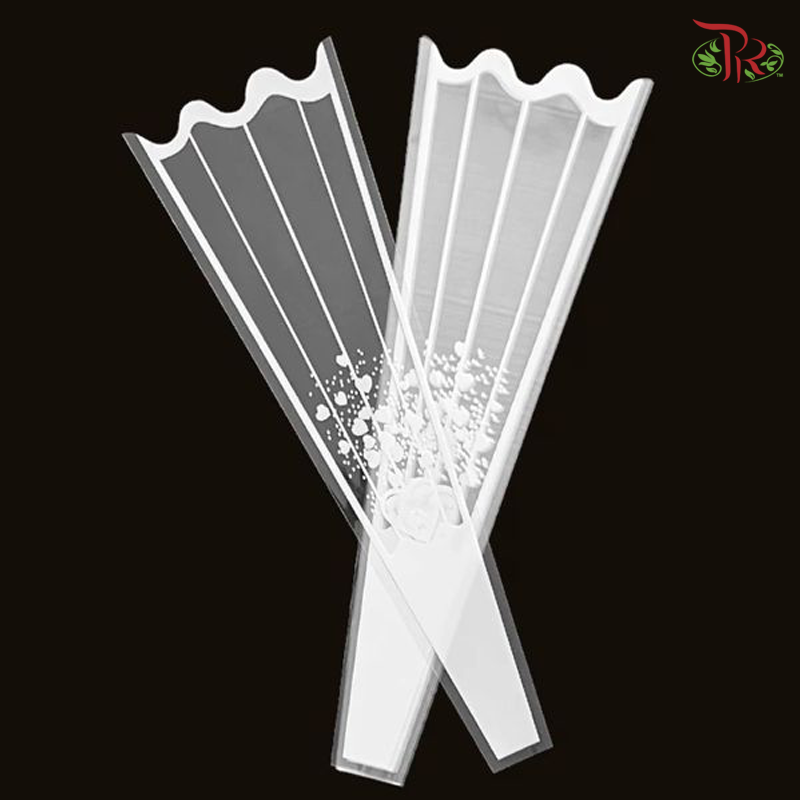 Single Flower Bag - White