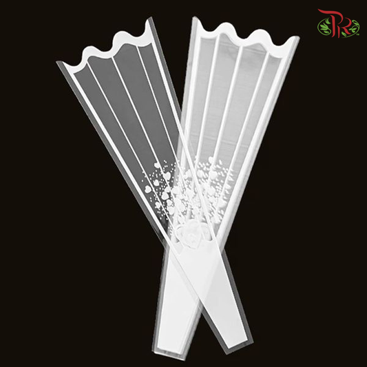 Single Flower Bag - White