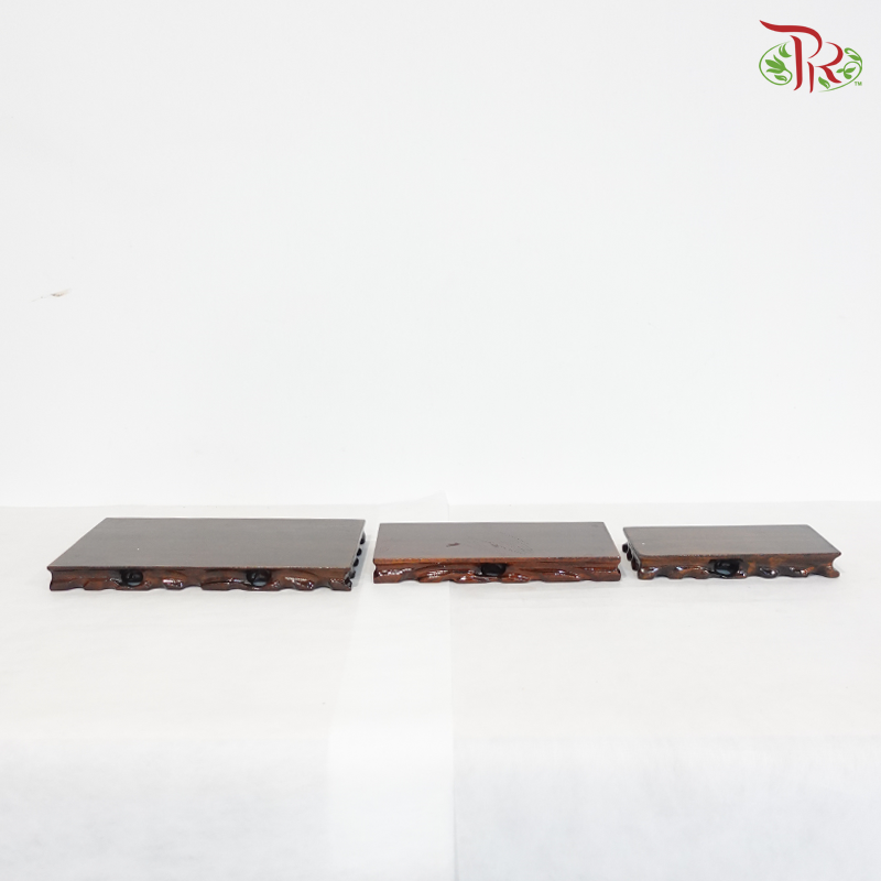 Small Rectangular Wood Base