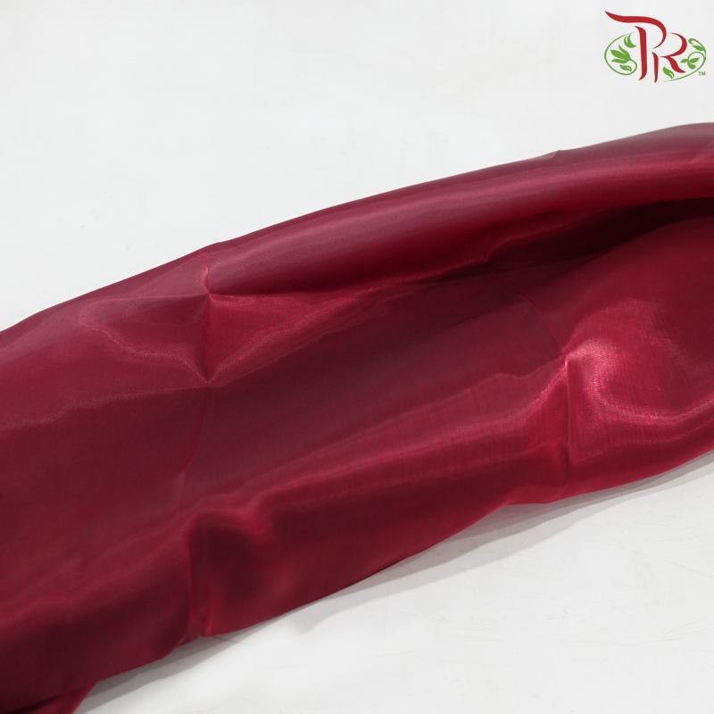 Streaming Silk Cloth - Maroon《流光真丝纱》(Per Unit)