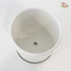 TX01-TX02-TX03 White Pot (With Pole)