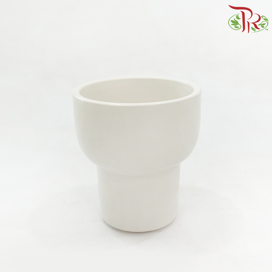 TY-8812 - White Pot (TY-8812W)