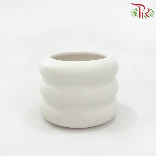 TY-8813 - White Pot (TY-8813W)