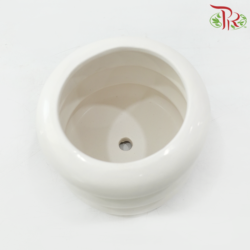 TY-8813 - White Pot (TY-8813W)