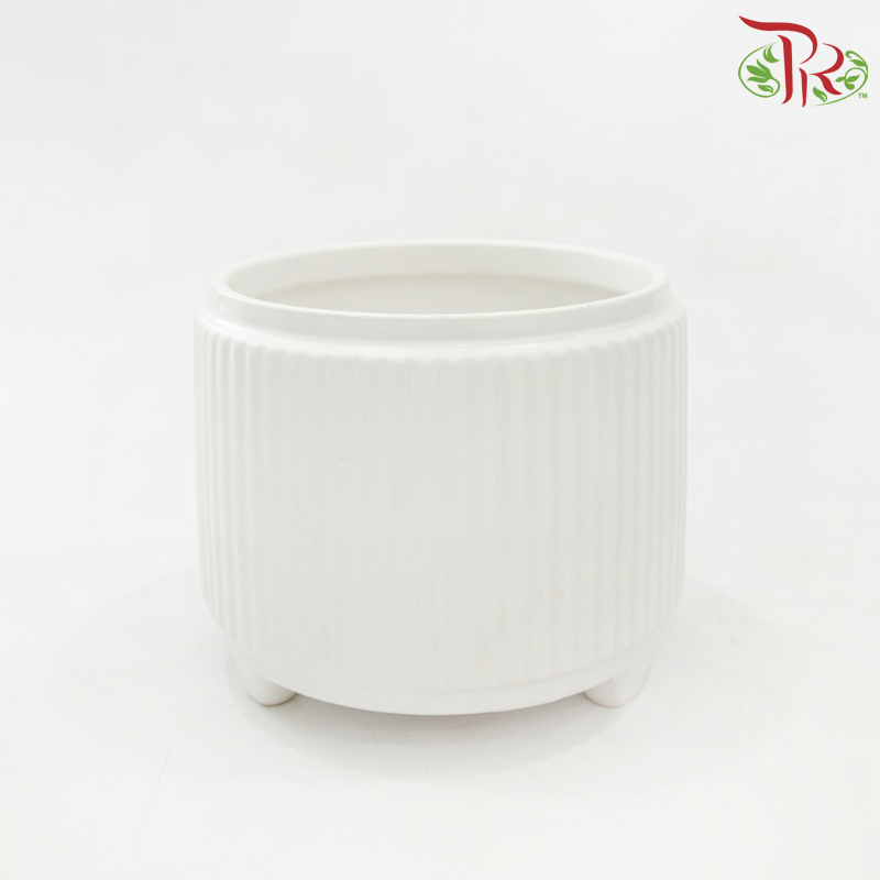 TY-8823 -  White Pot (TY-8823W)