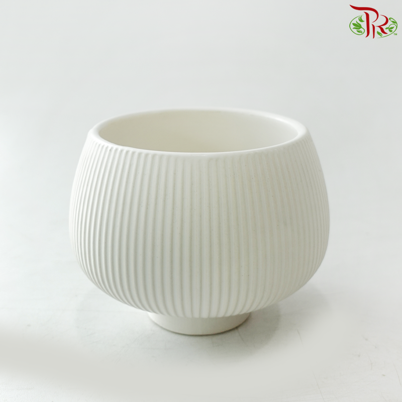 TY-8837 - White Pot (TY8837W)