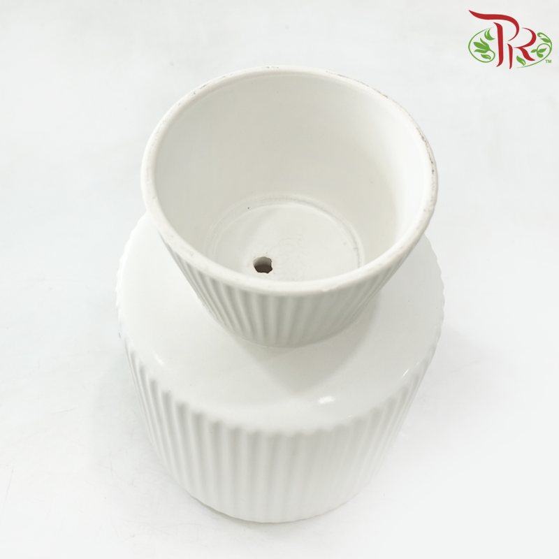 TY-8846 - White Pot (TY8846W)