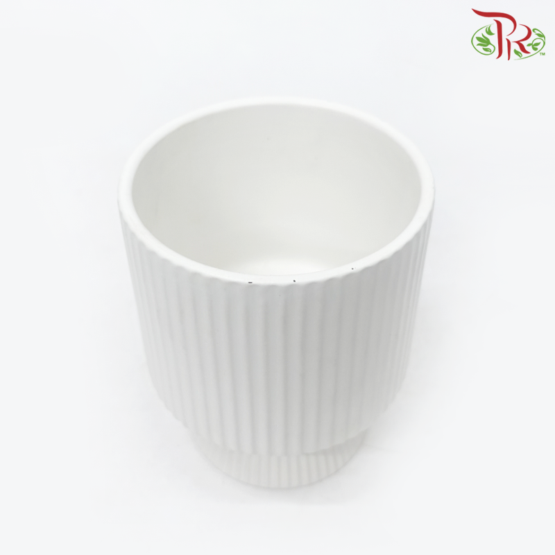 TY-8843 White Pot (TY8843W)
