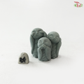 Three Wise Ksitigarbha Figurines 三不地藏摆件