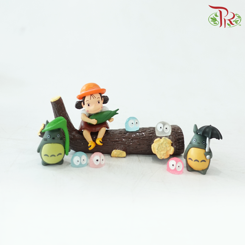 Totoro & Mei Ornaments - ( 9 pcs )