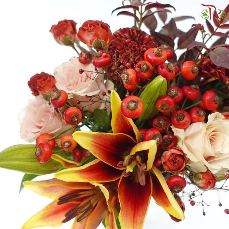 Signature Weekly Flower Bunch - Rustic Autumn Glow (Medium Bunch)
